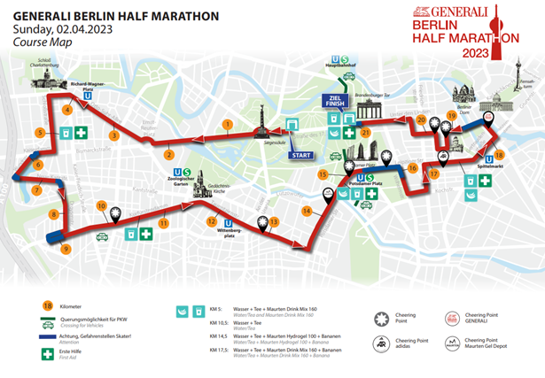 MEZZA MARATONA DI BERLINO 2025 | 21K | Iscrizioni, percorso, costo ...